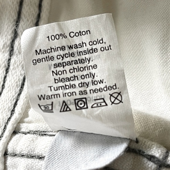 Madewell White Ripped High Rise Straight Jeans | Size 28 - Picture 11 of 11